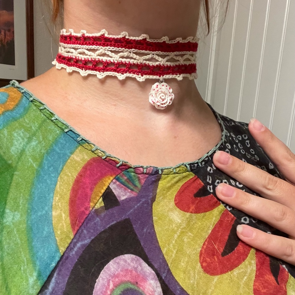 🩸 Vampire Lace Choker 🩸
